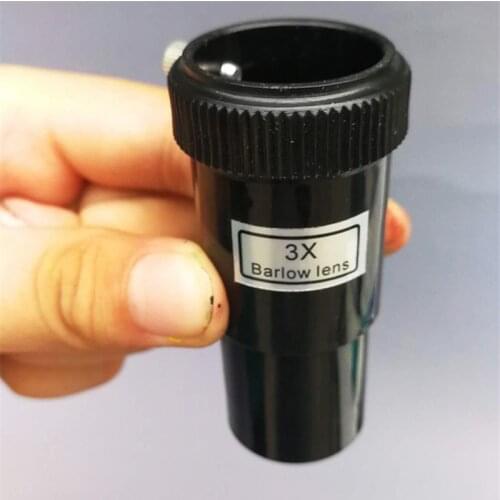 Astronomical Telescope Accessories 3x Extender Barlow Lens Barlow Optical Lens 0.96 Inch 23.4mm