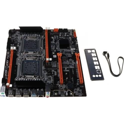 X79 Dual CPU LGA2011 Motherboard E5 4×DDR3 DIMM Desktop Computer Mainboard M.2