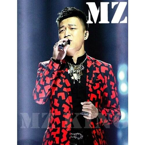 Mens Brand Singer Blazer Male Dj Jacket Nightclub Guests The Voice Of China Maple Black Long Coat Saffron Costumes Men Clothing