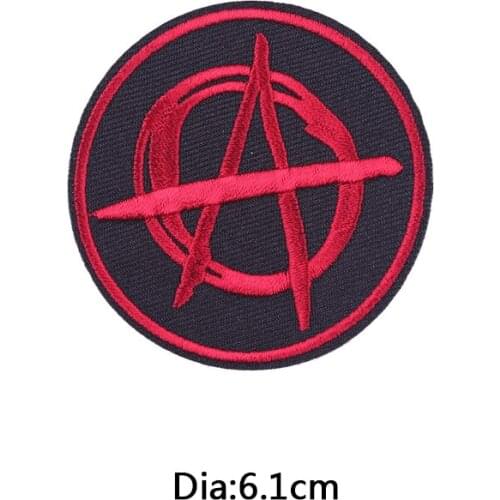 Punk Skull Embroidered Patches For Clothing Sticker Stripes Sew On Badge For Jeans Backpack Accessory Iron On Patches On Clothes