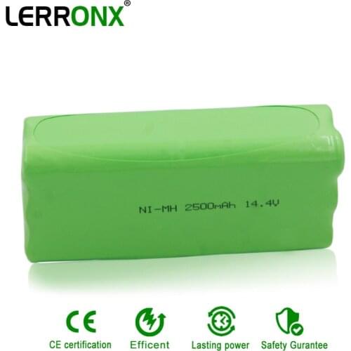 LERRONX 2500mAh 14.4V NIMH Vacuum Cleaner Rechargeable battery for Libero M606/M600 GV450 V-bot T270/271 Replacement bateria
