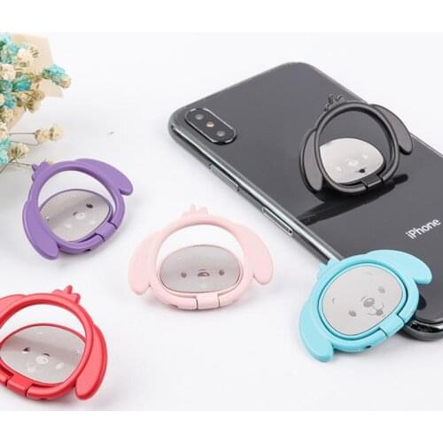 New Plating Magnetic Ring Bracket Cell Phone Ring Holder Stand, 360 Degree Rotation Universal Finger Ring Kickstand