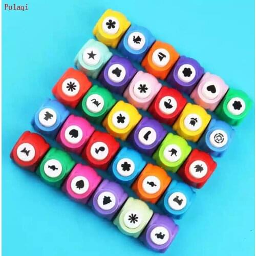 Pulaqi DIY Kids Cutting Dies Machine Paper Handmade Crafts and Scrap-booking Tool Mini Paper Punch for Gift Card Punch Embossing
