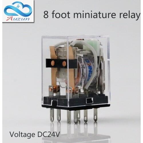 10 pieces hh52P small current relay intermediate relay DC24V 8 a foot 5 a2 2 closure ECNKO
