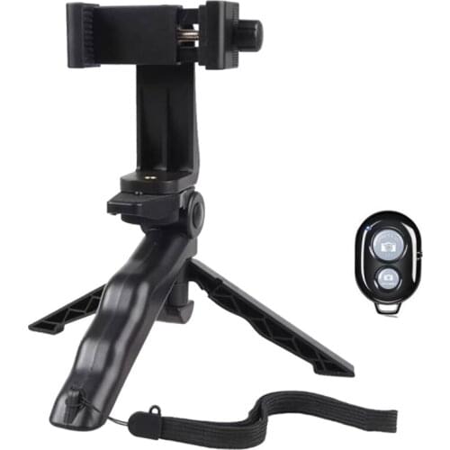 Handheld Grip Stabilizer Tripod Selfie Stick Handle with Bluetooth Shutter Remote Holder Selfie Stand for IOS for Phone