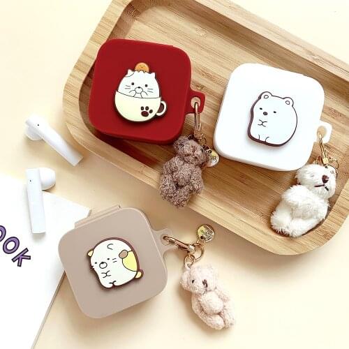 Cute Silicone Case for Xiaomi Air2 SE Case TWS Wireless Bluetooth Earphone Case for Mi Air 2 SE Headphone Protective Cover Box