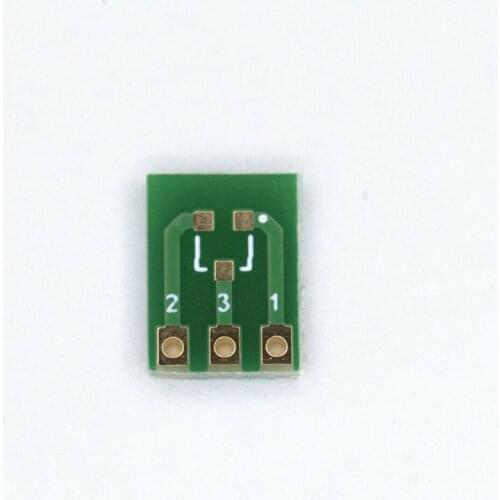 SOT23 to DIP sot23 3 to SIP3 SMT Adapter pcb board SMD Converter Prototyp