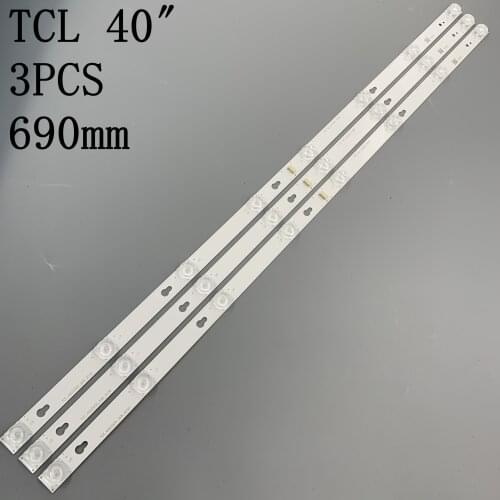 LED backlight strip for Toshi ba 40L2600 L40D2900F 40D2900 L40F3301B L40F3303B L40S4900FS 40A730U 40S305 40HR330M08A6 V8
