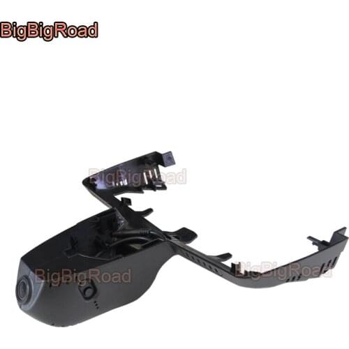 BigBigRoad Car wifi DVR Video Recorder hidden Installation dashcam For BMW X3 2018 FHD 1080P Wide Angle