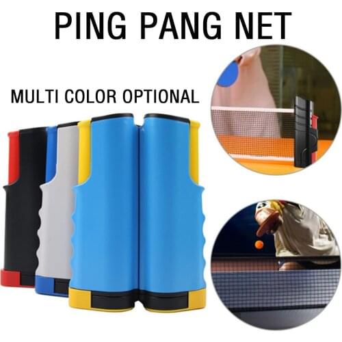 Retractable Table Tennis Ping Pong Net Kit Colorful Tennis Table Net Rack Replace Kit For Ping Pong Network