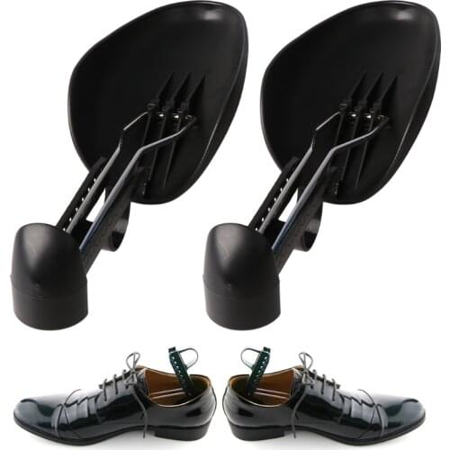 1 Pair Plastic Shoe Tree Shaper Shapes Stretcher Adjustable for Women Men