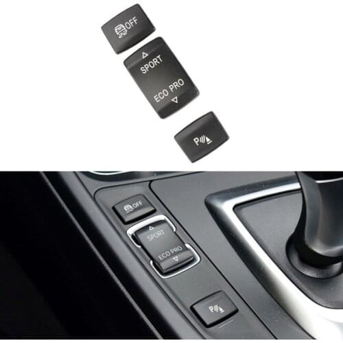 1PCS ABS Car Console Electric Eye Non-slip Sport ECO PRO Switch Button for BMW 1/2/3/4 Series F20 F21 F22 F30 F33 F35 2012-2018