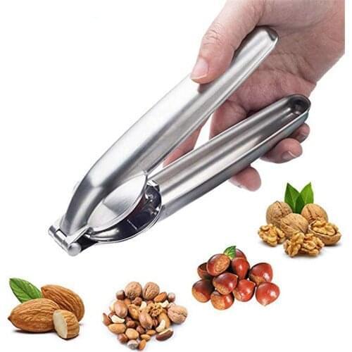 10 pcs Stainless Steel Chestnut Clip Pecan Walnut Pliers Metal Nutcracker Sheller Nut Opener Kitchen Tools Cutter Wholesale