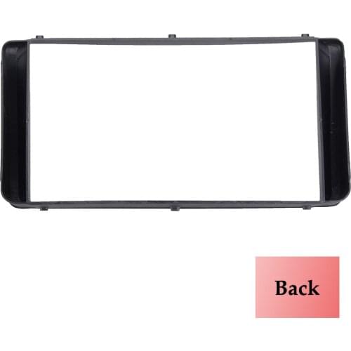 2 Din Car Stereo Radio Audio Dashboard DVD CD Fascia Plate Panel Frame Replacement for Toyota Corolla 2003 2004 2005 2006