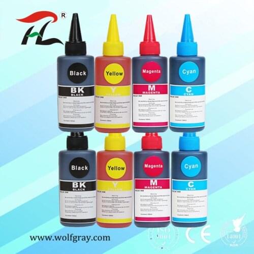 2sets Compatible 400ml Universal refill ink kit for Epson for Canon for HP for Brother for Lexmark Inkjet Printer CISS Cartridge