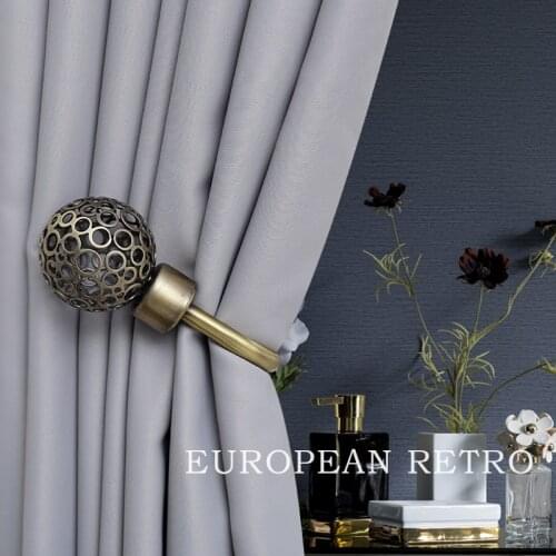 2pcs/set Curtain Tieback Holder Hooks Tie Backs Bedroom Living Room Curtain Decoration Accessories Holdback Metal Curtain Hook