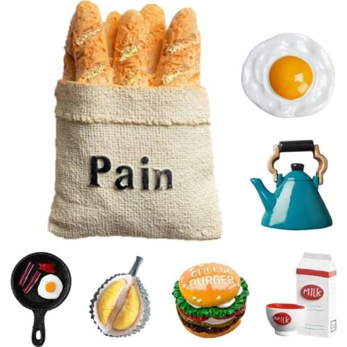 2021 Creative Fridge Magnet Simulation Food Design Anti-fall Resin Magnetic Refrigerator Sticker for home decoration Gift