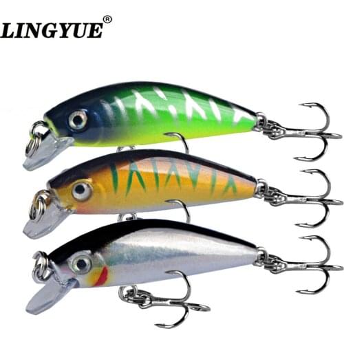 45mm 3g Minnow Stream Fishing lure sinking Mini Trout bait small whopper crankbait vibrating light micro fish japan bass ice