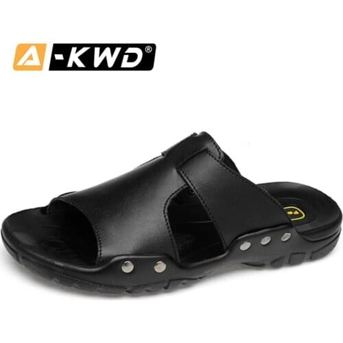Мужские кожаные сандали AI-KWD China At AliExpress