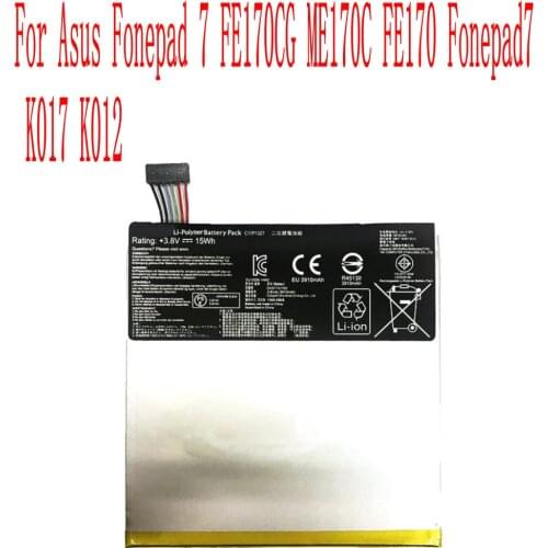 High Quality 3910mAh C11P1327 Battery For Asus Fonepad 7 FE170CG ME170C FE170 K00E Fonepad7 K017 K012 tablet