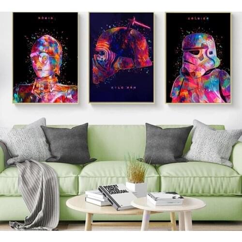 Diamond Painting Disney Star Wars Graffiti Diamond Mosaic Cross Stitch Kits Embroidery Full Square Drill Kid Home Decor Gift