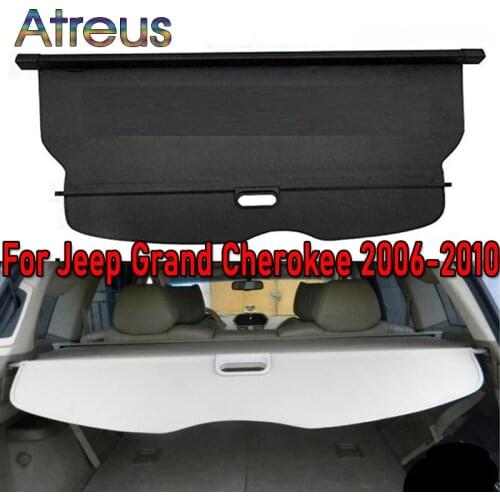 1set Trunk Parcel Shelf Cover for Jeep Grand Cherokee 2006 2007 2008 2009 2010 Retractable Rear Racks Spacer Curtain Accessories