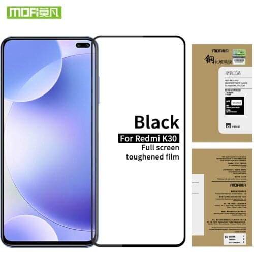 For Redmi K30 Tempered Glass MOFi For XIAOMI Redmi K30 Tempered film glass For Redmi K30 Full Cover screen protector glass