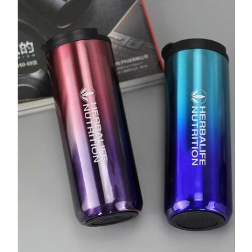 Herbalife Nutrition Travel Coffee Mug Double Stainless steel Coffee Thermos Portable Car Vacuum Flasks Thermo Cup Water Bottler