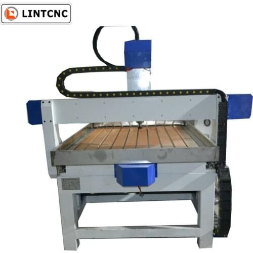 LINTCNC 6012 CNC router machine with Mach3 controller USB port for aluminium sheet engraving cnc router cutting