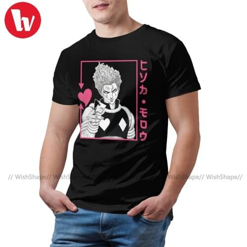 Hisoka T-Shirt Classic Funny 100 Cotton T Shirt Printed Short-Sleeve Tee Shirt Men Plus size