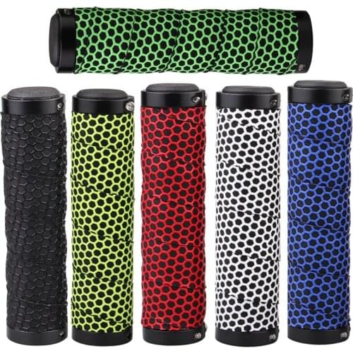 Mountain Ergonomic White Bike Double Suspension Adult Bicycle Classic Handle Orange Locking Grips Mtb Tape Accessories Cycling