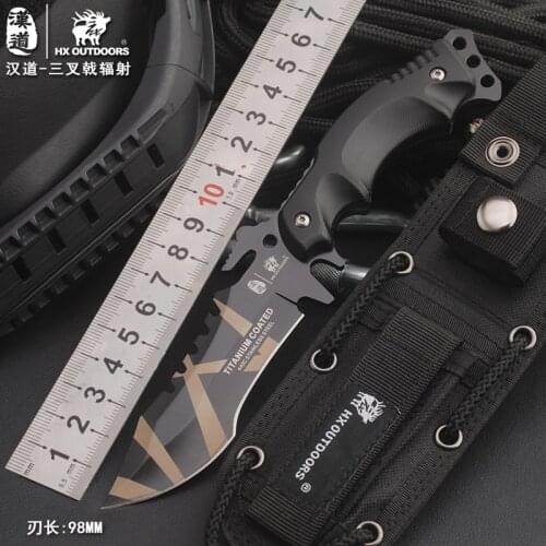 HX OUTDOORS High hardness outdoor tactical characteristic small straight knife self-defense tool with wilderness surviva knives