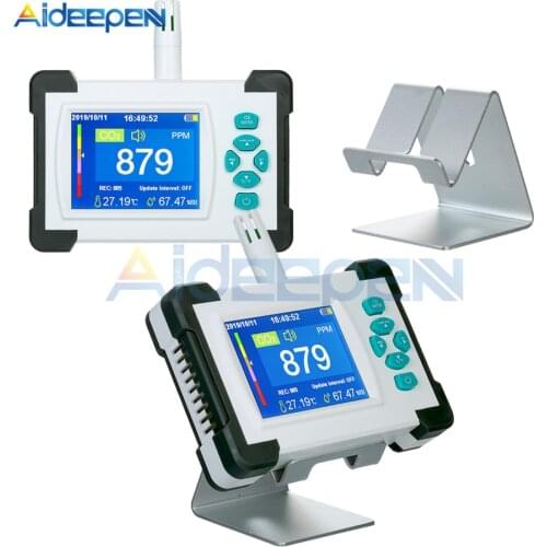 CO2 Meter Carbon Dioxide Detector Air Quality Detector Monitor CO CO2 Detector CO2 Messgerät for Office Outdoor CO2 Sensor