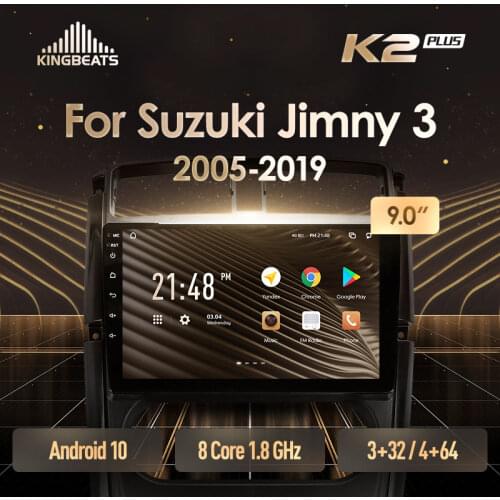 KingBeats Android 10 Octa-Core head unit HU 4G in Dash Car Radio Multimedia Video Player Navigation GPS For Suzuki Jimny 3 2005 - 2019 no dvd 2 din Double Din Android Car Stereo 2din