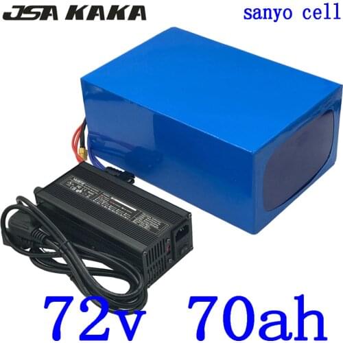 72V 70AH Lithium battery 72V 70AH 60AH 50AH Electric Bike battery 72V 3000W 4000W 5000W Electric Scooter Battery use sanyo cell