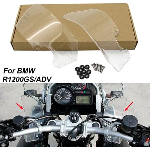 For BMW R1200GS Adventure 04-12 Windshield WindScreen Plate Side Panels R 1200 GS ADV 2004-2012 2005 2006 2007 2008 2009 2010