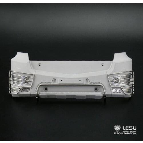LESU CNC Metal Bumper for 1/14 TAMIYA Benz 3363 3348 Dumper Truck DIY Model Car