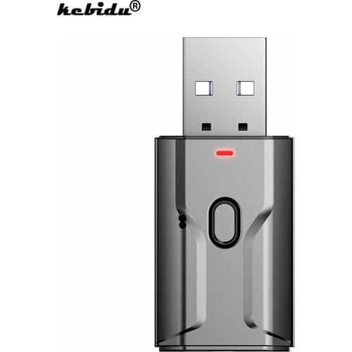 Mini Bluetooth 5.0 Audio Receiver Transmitter 4 In 1 Stereo Bluetooth Aux RCA USB 3.5mm Jack For Tv Pc Car Wireless Adapter Kit