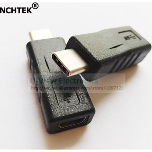 NCHTEK USB 3.1 Type C Male Connector to MINI USB 2.0 5Pin Female Data Adapter For Tablet & Mobile Phone/Free DHL Shipping/200PCS