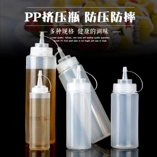 Kitchen Oilers Plastic Squeeze Bottle Condiment Dispenser For Cake Sauce Vinegar Olive Dispenser Ketchup Cruet Kitchen Accessory