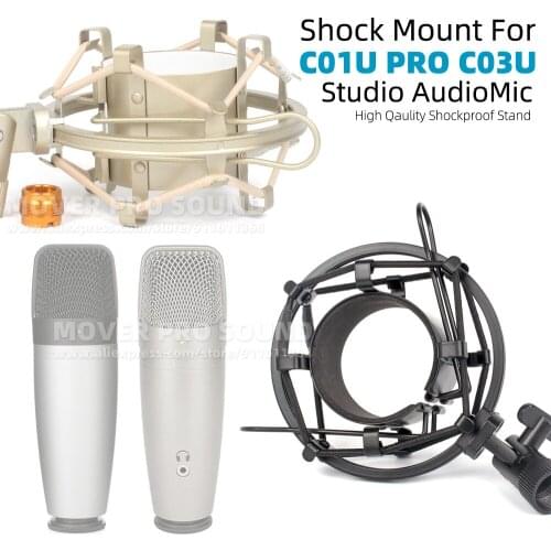 Suspension Microphone Stand Holder Shockproof Clip For SAMSON CO1 CO1U C 01 01U 03U O1 O3 U C01 C01U Pro C03U Mic Shock Mount