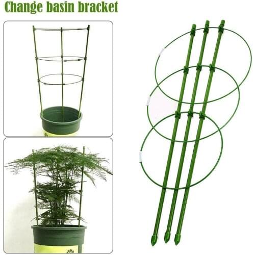 Flowers Durable Climbing Plant Support Cage Indoor Potted Plaid Flower Gardening Fixed Hoop Garden Tools
