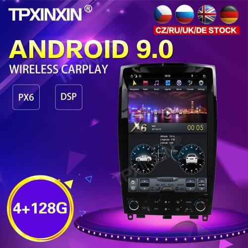 PX6 Android 9.0 4+128G Tesla Style Car Radio For Infiniti QX50 2015 2016 2017 GPS Navigation Stereo Recoder Headunit DSP Carplay