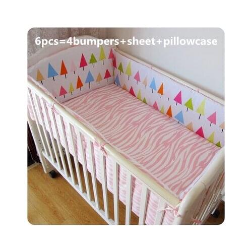 Discount! 6/7pcs Cut Baby Bedding Set Accessories,Crib Sheets for Baby, New Arrival ,120*60/120*70cm