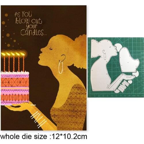 Craft dies metal cutting dies cut die mold African Woman Lady decoration Scrapbooking dies knife mould blade punch stencils dies