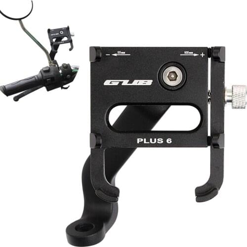 GUB PLUS 6 Universal Motorcycle Mobile Phone Holders Stands For Honda Motorcycle phone Mount holder moto rearview mirror mount