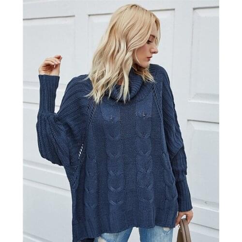 Woman Sweaters женские Cвитера Mujer Suéteres Femme Chandails Sweater Pull Femme Hiver Women Pullover Loose Turtleneck Autumn