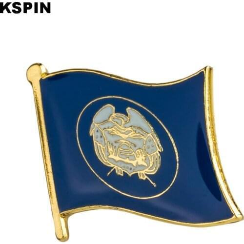 U.S.A Utah State Badges Flag Badge Flag Lapal Pin On Backpack Pins For Clothes 10pcs XY0233