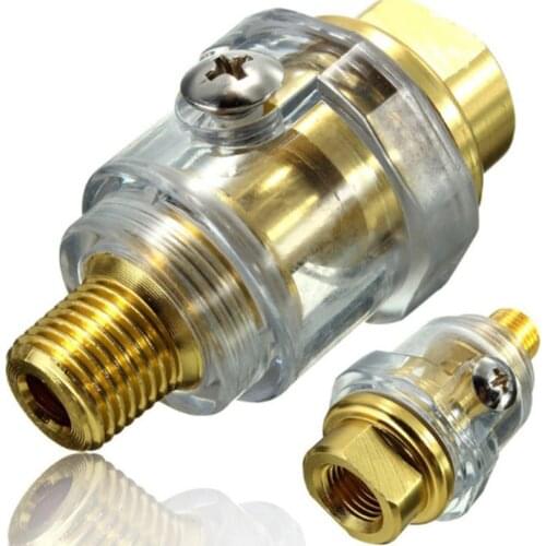 1/4 Inch Npt In-line Oiler Lubricator For Pneumatic Tool And Air Tool Compressor Pipe Hose Oiler Automatic Oiling With Filter