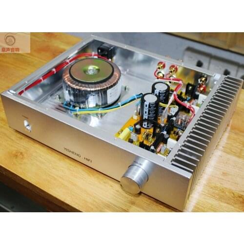 2021 S100GF Discrete advanced HIFI Amplifier Desktop Amplifier use NJW0281G NJW0302G ALPS16 80W+80W